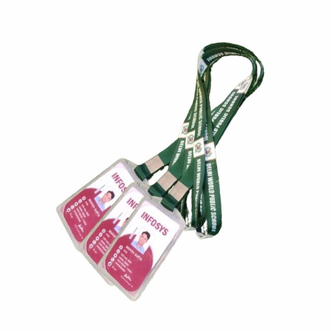 16 MM DIGITAL LANYARD WITH PVC CARD &  HOLDER 