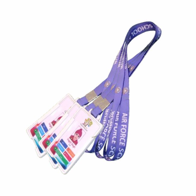 DIGITAL LANYARD WITH PASTING ID CARD &  HOLDER 