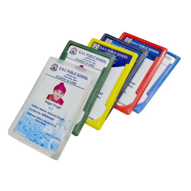 PVC CARD HOLDER WITH CORNER ROUND